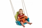 3-in-1 Growing Baby Swing Seat - Green/Orange