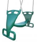 Back to Back Playground Swing GREEN