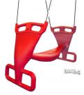 Back to Back Playground Swing RED