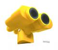 Plastic Jumbo Binoculars YELLOW