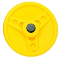 Solid Plastic Steering Wheel- Yellow