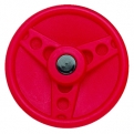 Solid Plastic Steering Wheel- RED