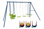 Hills Hurricane Swing Set with 3-in-1 Toddler Swing