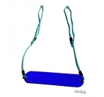 Ribbed Strap Seat BLUE with Adjustable Ropes