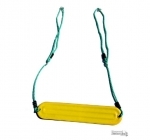 Ribbed Strap Seat YELLOW with Adjustable Ropes